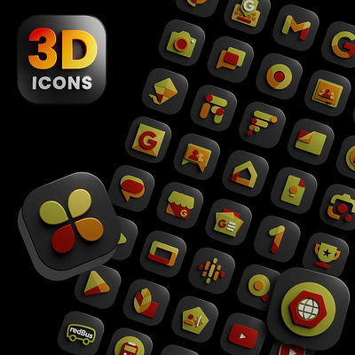 3D ICON PACK 3d icon pack application blender design figma illustrator photoshop ui xd