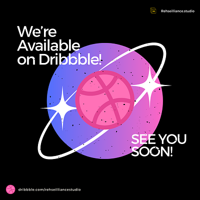 Dribbble Announcement Design 3d animation app branding cover design graphic design illustration logo motion graphics ui