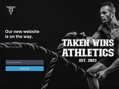 "Coming Soon" Web Design: Taken Wins personalvictories
