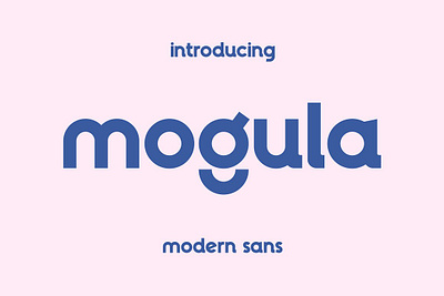 Mogula Modern Sans Font app branding design graphic design illustration logo typography ui ux vector