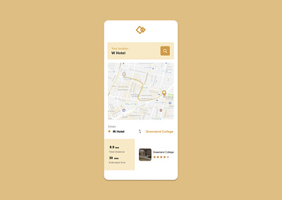 Location Tracker Mobile UI Design design mobile design mobile ui ui