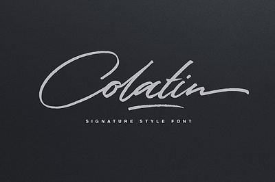 Colatin Script app branding design graphic design illustration logo typography ui ux vector