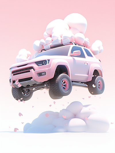 the c4d car dall e