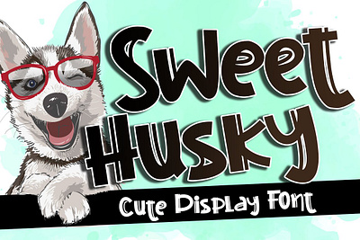 Sweet Husky app branding design graphic design illustration logo typography ui ux vector