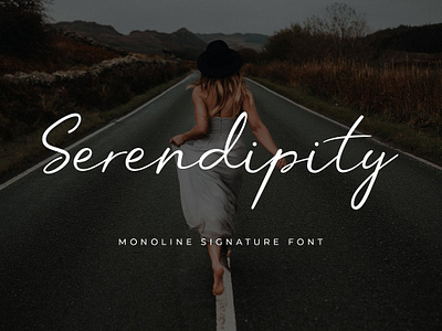 Serendipity Handwritten Font app branding design graphic design illustration logo typography ui ux vector