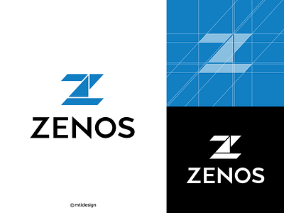 ZENOS Logo Design branding consulting design icon it it consulting firm it firm it logo logo logodesign logos modern logos monogram mtidesign sci fi startup symbol tech technology zenos
