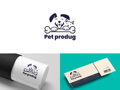 Pet Produg Logo Pet Shop branding design graphic design icon illustration logo logo design logotype ui vector