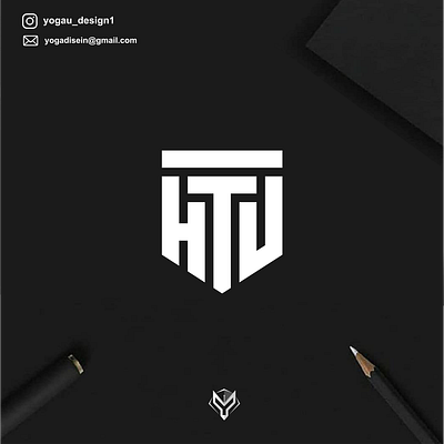 HTU MONOGRAM LOGO CONCEPT branding design graphic design lettering logo monogram motion graphics vector