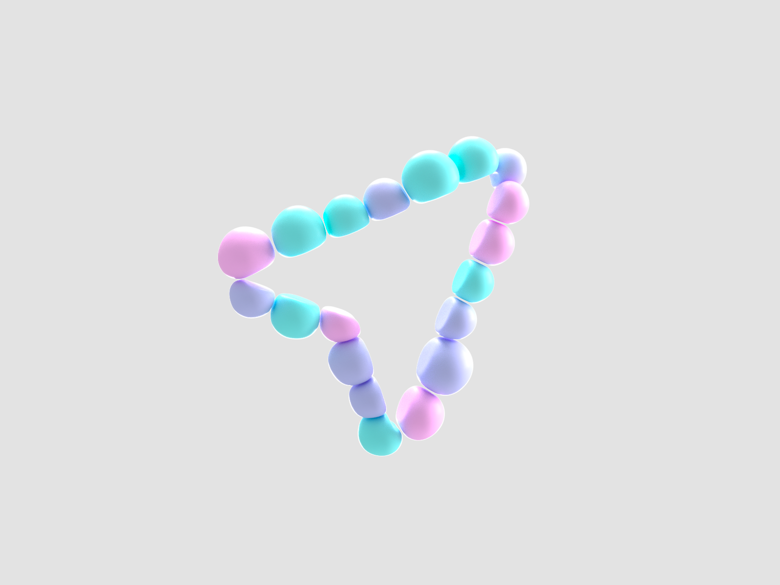 Soft Body Cursor 3d animation blobs branding illustration soft body