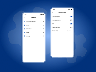 #6 Introducing the 'Simple Settings' Design Concept design mobile notification settings uiux