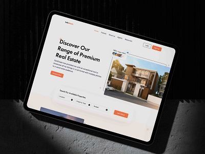 Real Estate Landing Page Design🏡🔑 appartment branding business graphic design home management home selling landing page logo property management real estate agency real estate management real estate website sell property ui design web