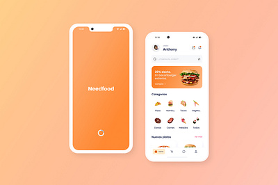 Needfood App Mobile app graphic design ui ux