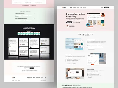 Marketing Landing Page UI kit | Landing Page advertising advertising agency app bundle business design design agency ios app marketing marketing landing page minimal mobile ofspace professional design saas social media ui8 web web design website