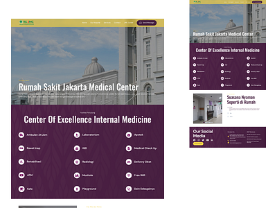 RSJMC - Hospital Website desig figma redesign ui