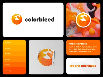 Colorbleed Branding blending branding circle color colorbleed dutch dynamic icon liquid logo logotype movement netherlands orange smart sphere splash studio trasparent web3