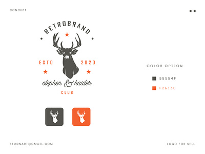 Retrobrand Deer logo abstract animal logo branding business logo deer logo design design logo graphic design illustration logo logo design logos minimal logo modern modern logo typography ui ux vector vintage logo