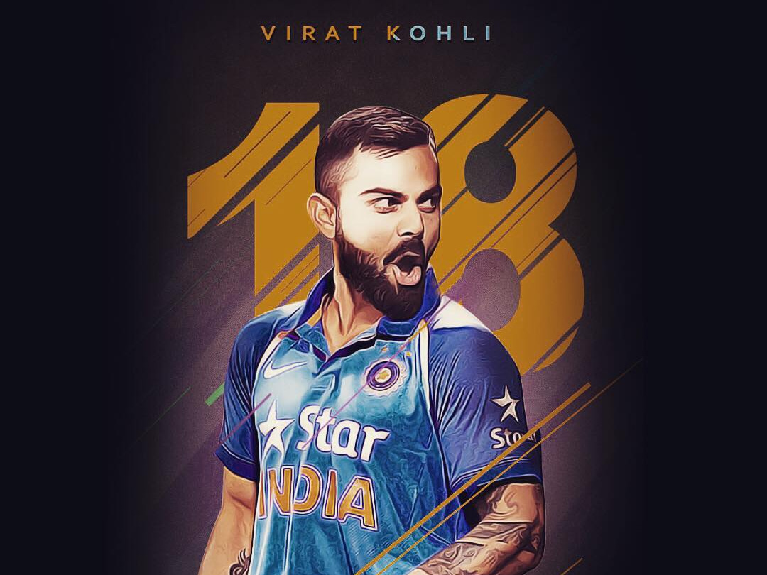 Virat kohli - Manipulation art by Js.negi on Dribbble