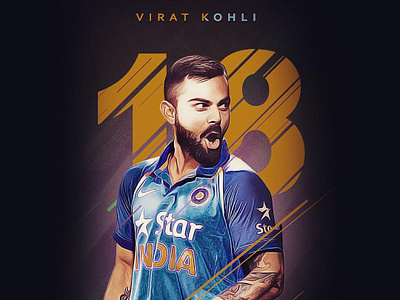 Virat kohli - Manipulation art art graphic design graphics manipulation art poster virat kohli