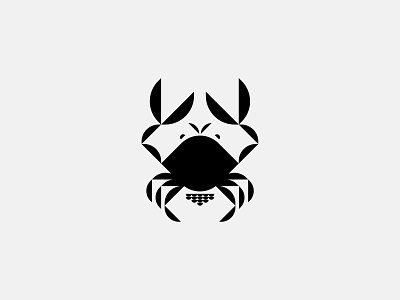 Crab brand branding crab crab logo crab symbol geometric crab icon crab logo logodesign logomark
