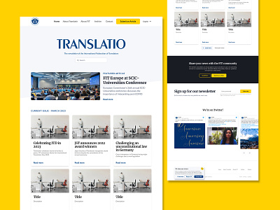 FIT Translatio WordPress Web Design