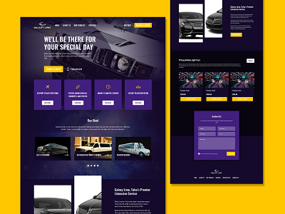 Galaxy Limousine & Executive Charter Inc. WordPress Web Design