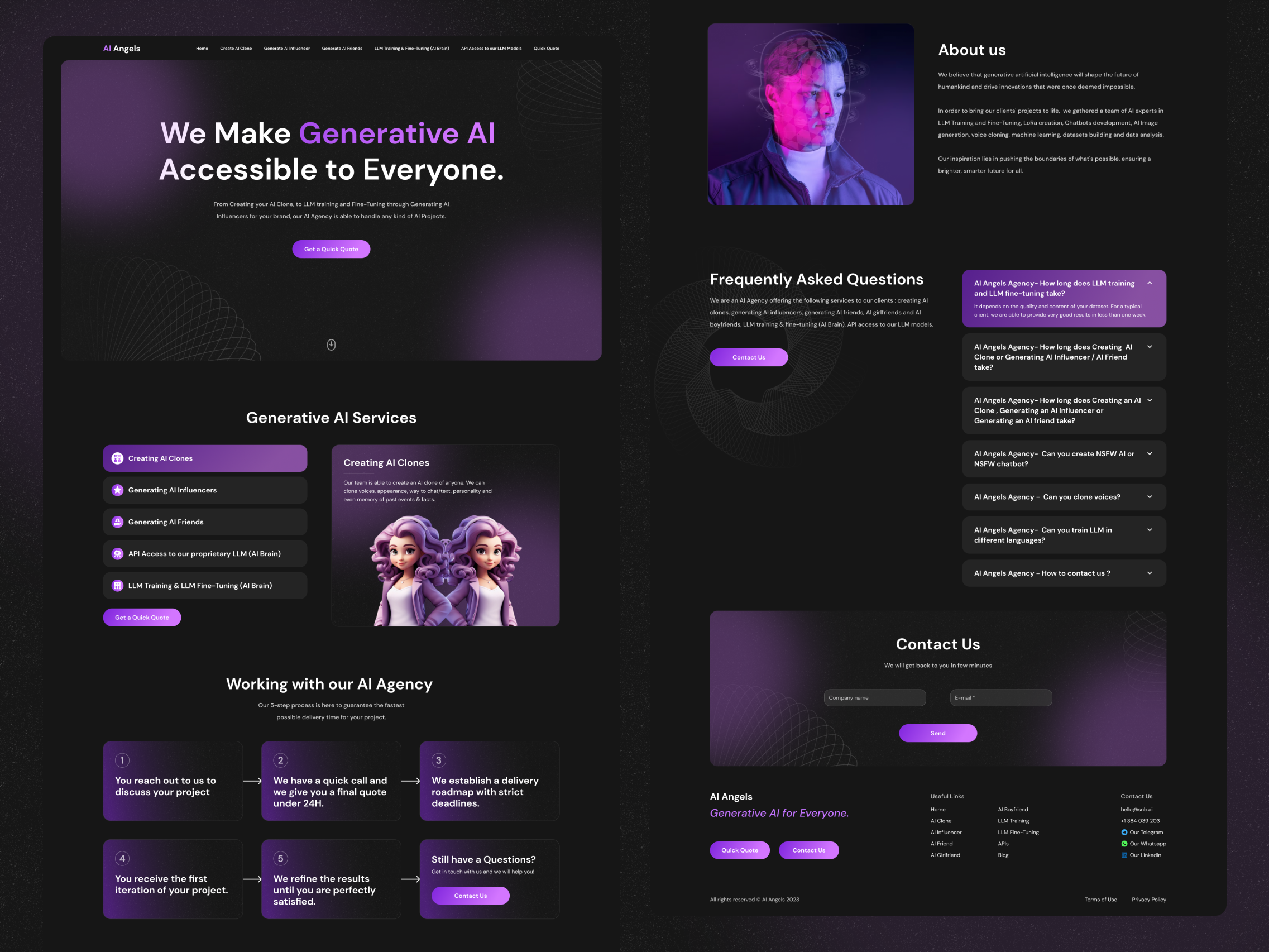Example of Web Design & Webflow Development