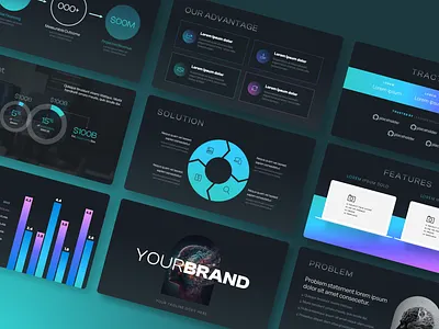 AI / ML Pitch Deck Template ai artificial intelligence chatgpt clean figma futuristic gradient holographic investor iridiscent machine learning openai pitch deck powerpoint ppt presentation presentations slides startup template