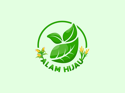 Alam Hijau brandidentity branding brandmark corporatebranding design logo
