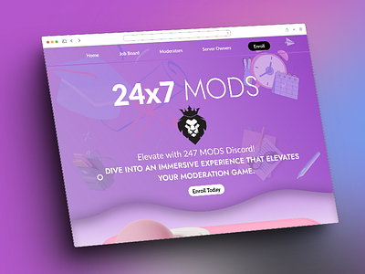 24x7 MODS 24x7 mods minimal design modern ui ui ui design user experience design user interface design ux ux deisgn web desi website design website ui