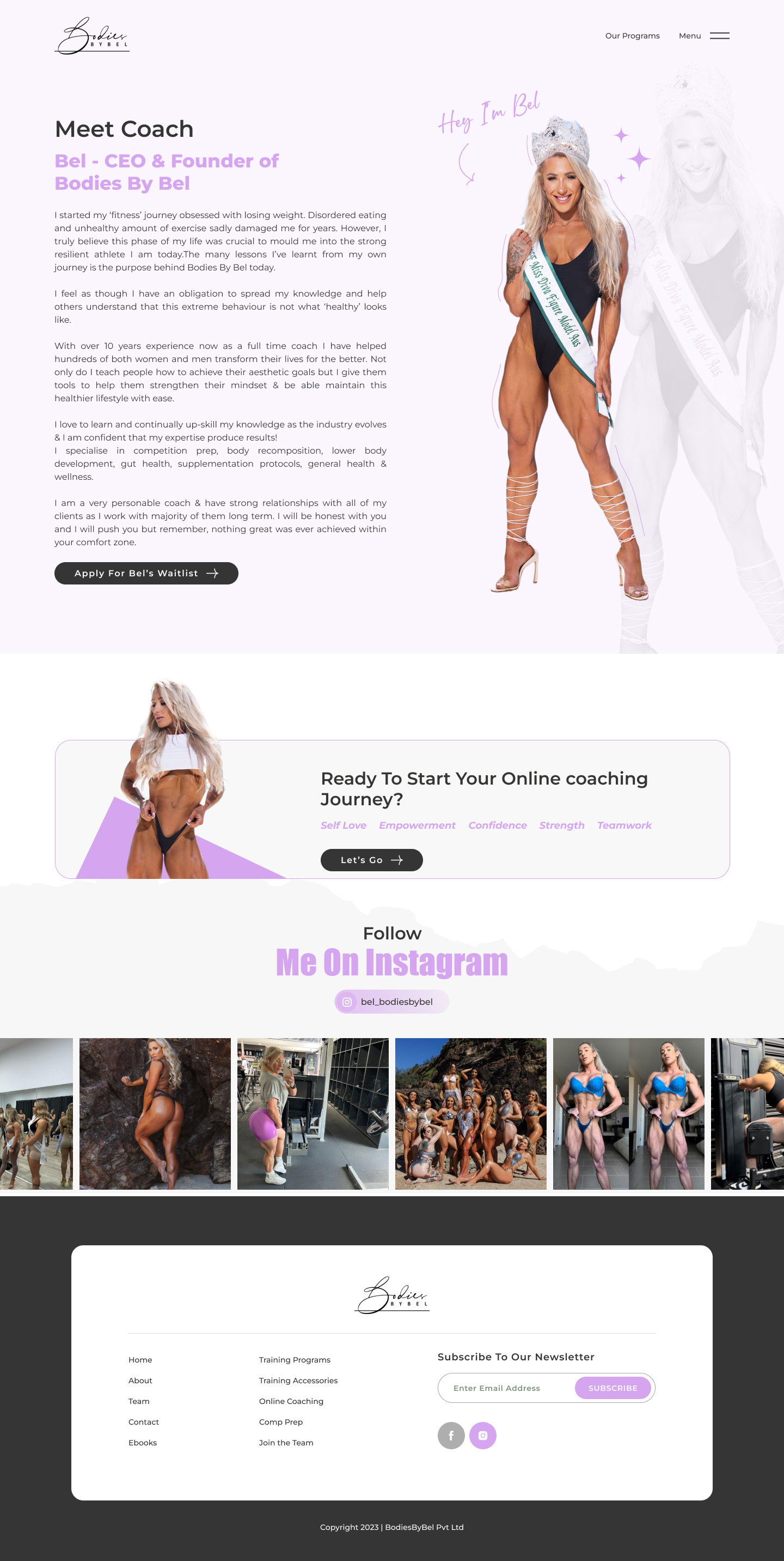 Fitness Website Design Inspiration brand branding fitness fitness about us page design fitness home page design fitness online presence fitnesswebsite logo branding website inspiration