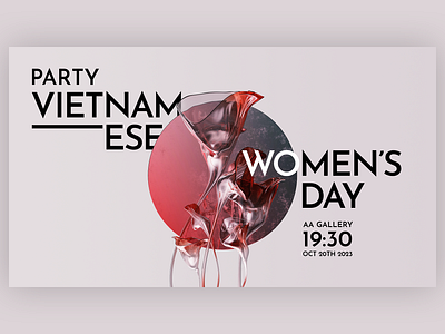 Backdrop • Vietnamese Women's Day backdrop design graphic design layout