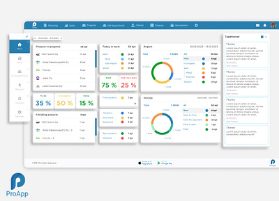 CRM crm figma finance saas salary ui ux