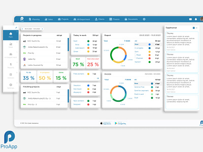 CRM crm figma finance saas salary ui ux