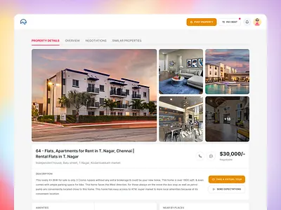 Property Details detail page property details rental property ui ux