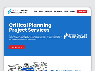Critical Planning // Website Design branding design graphic design graphicdesign html logo logo design ui ux vector webdesign website