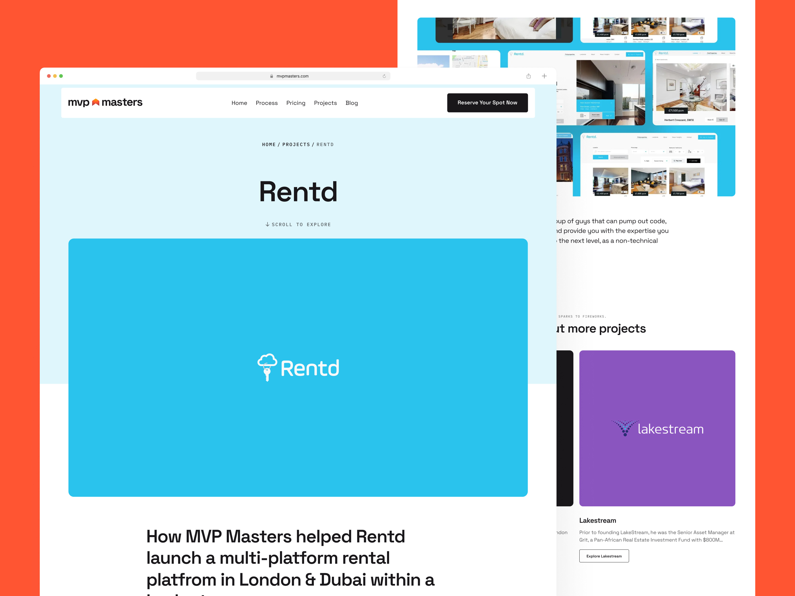 MVP Masters - Case Study case case study clean grid grids landing landing page minimal mvp project ui web webflow webflow dev website