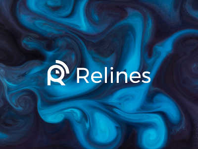 Relines logo branding connect custom logo design icon identity logo logo mark wifi