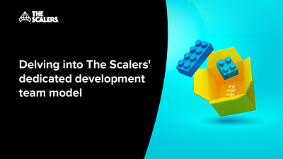 Dedicated development team model - The Scalers' Model 3d animation branding dedicated development team graphic design logo motion graphics ui