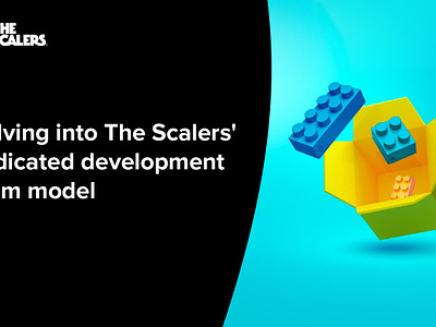 Dedicated development team model - The Scalers' Model 3d animation branding dedicated development team graphic design logo motion graphics ui