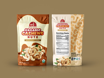 Cashews Nuts Pouch Packaging ・ Food Packaging Design branding cashews nut design food label food label design food package food packaging graphic graphic design label label design label design nuts nuts package nuts packaging package package design packaging design packaging design nuts pouch pouch package