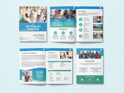 Abundant Life Foundation - Impact Report branding canva design graphic design marketing non profit visual design