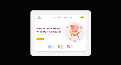 Animated Furniture website animated animated website animation figma figma animation furniture website animation ui design uiux design user experience user interface ux design