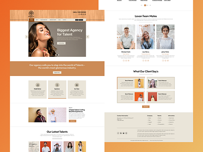 Modelo Landing Page branding graphic design logo ui