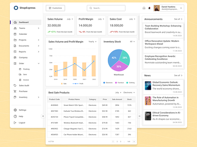 ERP System Dashboard Design chatgpt controlpanel dashboard datadashboard datavisualization erp erpsystem figma graph pie chart productdesign saas table chart ui uidesign userinterface ux uxdesign uxuidesign webapp