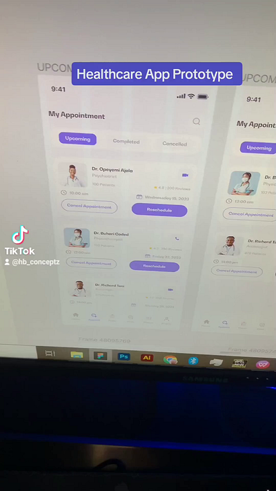 Healthcare App Prototype appointment cart doctor doctorui drugs figma health healthcare interaction midwife nurse order pharmacy prototyping tracking uidesign uidesigner uiux uiuxdesign uxdesigner