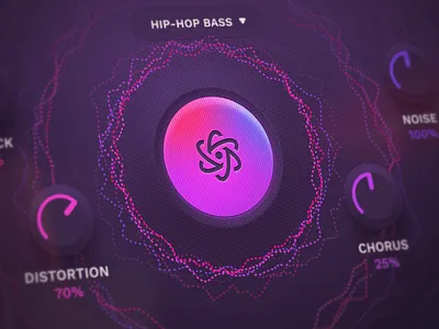 "Sistema" v.1, dark mode ableton ai ai synth audio audio plugin daw music production skeuomorphism sound synthesizer ui vst vst plugin
