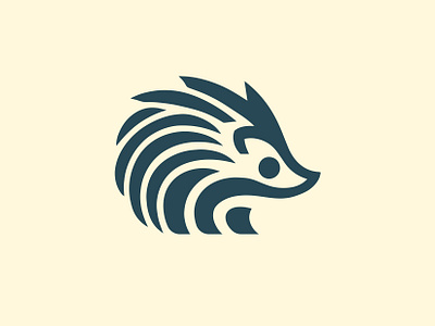Logo - Hedgehog - 2024 branding design graphic design hedgehog icon identity illustration logo marks symbol ui