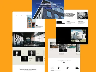 HorizonArchitects webdesign app branding design graphic design illustration logo typography ui ux vector