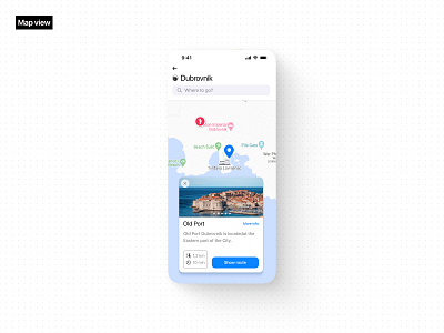 daily ui 12 | map view dailyui ios map nav navigation ui