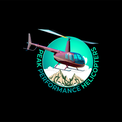 Peak Performance Helicopters 3d logo branding design graphic design helicopter helicopters icon illustration logo logodesign minimalist logo peak peak performance helicopters performance ui
